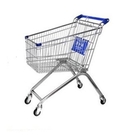 Mantimento do trole da compra do fio de aço, carrinho de compras de dobramento do fio do supermercado com Seat
