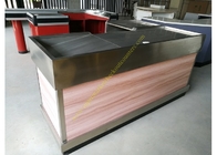 Tratamento de superfície pulverizador eletrostático de aço inoxidável/de madeira do contador de verificação geral do caixa